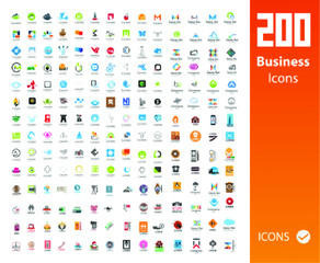 Usable  Business logo Set ( Set of 200 logo )