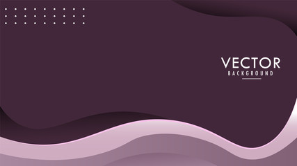 Wavy, Wave, Liquid, Fluid, Paper cut Background Wallpaper Vector Graphic Design Light Purple Violet