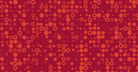 Abstract Color Halftone Dots generative art background illustration