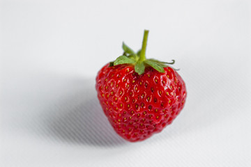 strawberry on white background