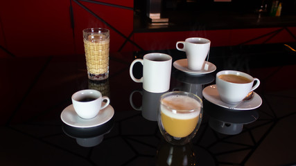 Kaffeesorten mit Rauch