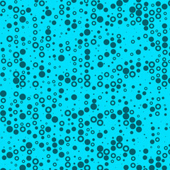Abstract Color Halftone Dots generative art background illustration