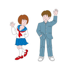 学生服とセーラー服