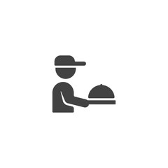 food delivery icon vector illustration