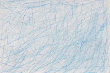 blue abstract crayon drawing paper background texture