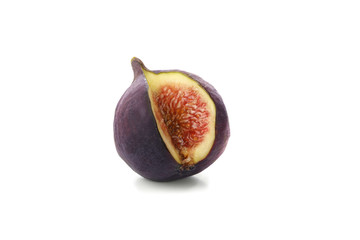 Fresh fig fruit isolated on white background