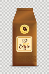 branding mockup coffee shop, restaurant, corporate identity mockup, bag paper of special coffee vector illustration design