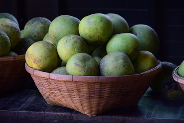Pomelo from Thailand is sweet and sweet to eat.