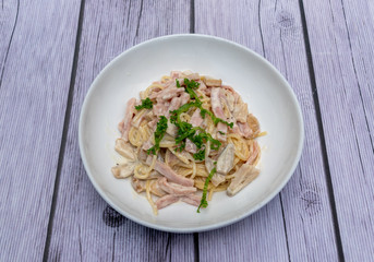 Spaghetti, Pasta Cabonara  and Noodles