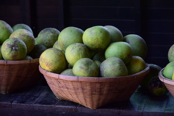 Pomelo from Thailand is sweet and sweet to eat.