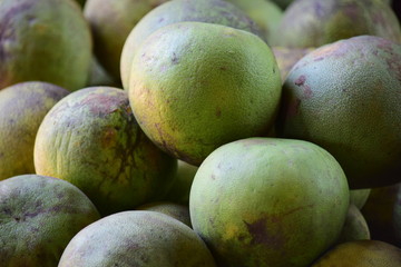 Pomelo from Thailand is sweet and sweet to eat.