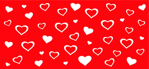 Love banner with heart symbol. Love heart month or happy singles day background. Happy valentines day on february 14 ( valentine, valentine’s day ) or romantic, wedding signs. Fun vector romance quote