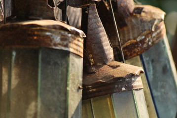 old rusty anchor