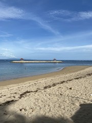 Plage &agrave; Sanur, Bali, Indon&eacute;sie