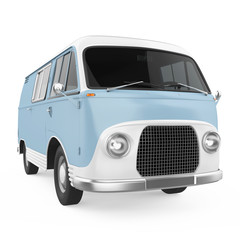 Old Van Isolated