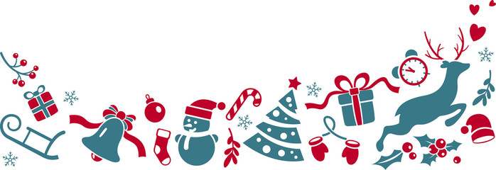 Vector new year, christmas background