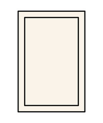 Fototapeta premium black ornament frame in rectangle shaped design of Decorative element theme Vector illustration