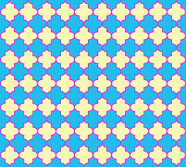 Moroccan Seamless Pattern. 1001 Night Arabesque. Tender Moroccan Seamless Pattern. Mosque 