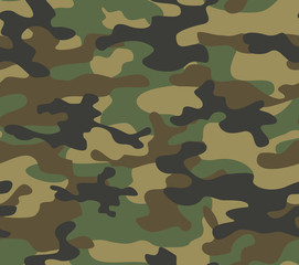  Army camouflage vector background trendy design forest template © Sanvel