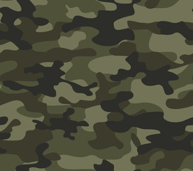 
Army camouflage vector texture seamless pattern.