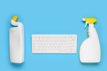 .Cleaning service. Online ordering a cleaning company. Online sale of household chemicals.