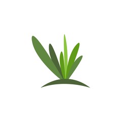 Obraz na płótnie Canvas Grass logo vector
