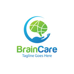Health Brain logo designs concept vector, Mind logo template