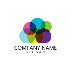 cloud logo vector