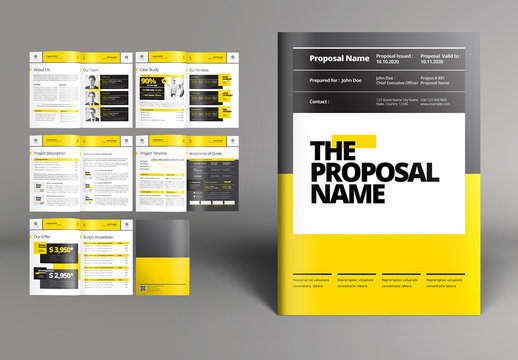 Business Proposal Booklet Layout
