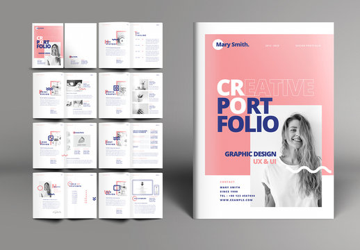 Creative Portfolio Booklet Layout