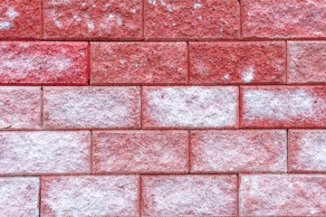 pink brick coral brick wall background texture Wallpaper