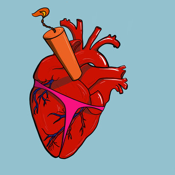 red heart