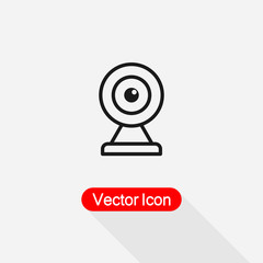 Web Camera Icon, Digital Webcam Icon Vector Illustration Eps10