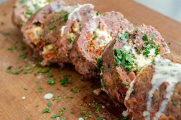 grilled beef steak with rosemary