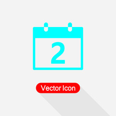 2 Calendar Icon Vector Illustration Eps10