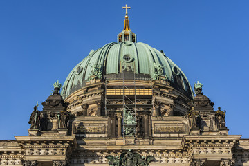 Berlin Cathedral (Berliner Dom) - famous landmark on the Museum Island in Mitte, Germany. © dbrnjhrj
