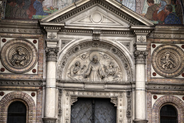 Facade of Catholic Church Breitenfeld