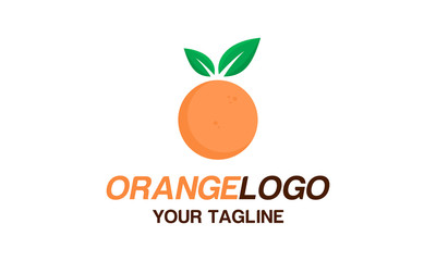Modern orange logo design vector EPS 10