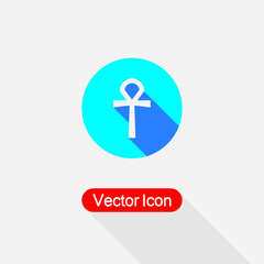 Fototapeta premium Ankh Icon, Ankh Symbol Vector Illustration Eps10