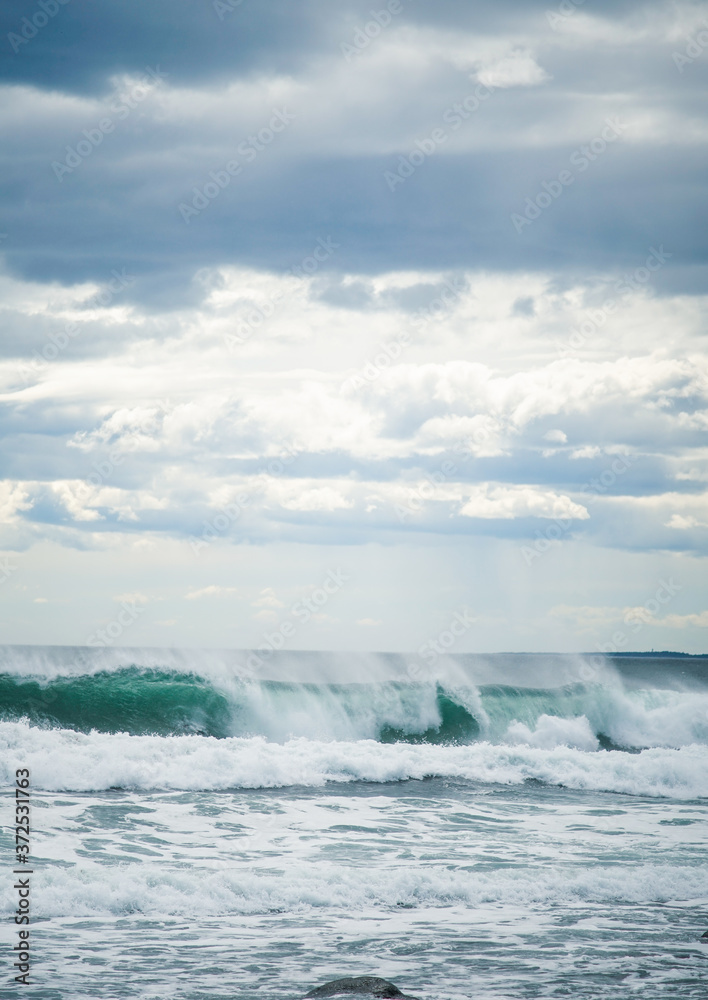 Wall mural wave breaking