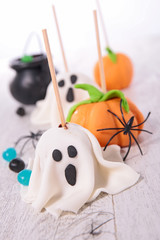 traditional halloween cake pops