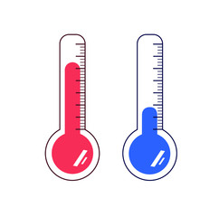 This is Hot and cold temperature thermometers, weather, hiking forecast, cold and hot, thermometers, snow and elephant, temperature.