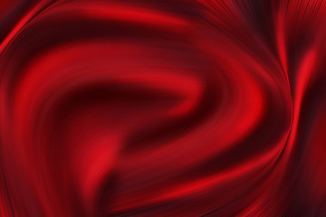 Naklejka na ściany i meble Red background. Abstract red color fractal composition. Red dynamic shape background