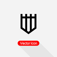 Castle Icon Castle Logo Icon Vector Illustration Eps10
