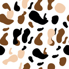 cow spots seamless pattern. Endless texture wallpaper,printing on fabric