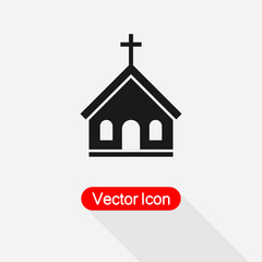 Church Icon Vector Illustration Eps10