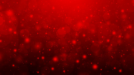 Plakat Red abstract gradient bokeh background