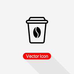 Coffeeaway Cup Icon,Coffee Cup Icon Vector Illustration Eps10