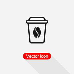 Coffeeaway Cup Icon,Coffee Cup Icon Vector Illustration Eps10