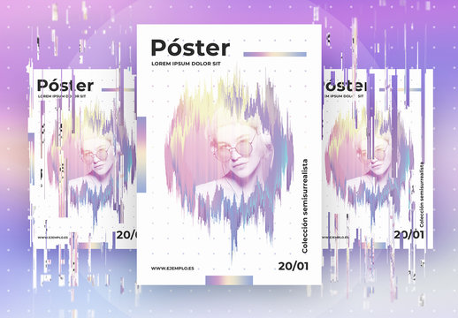 Maqueta de p&oacute;ster Futuro Adelante